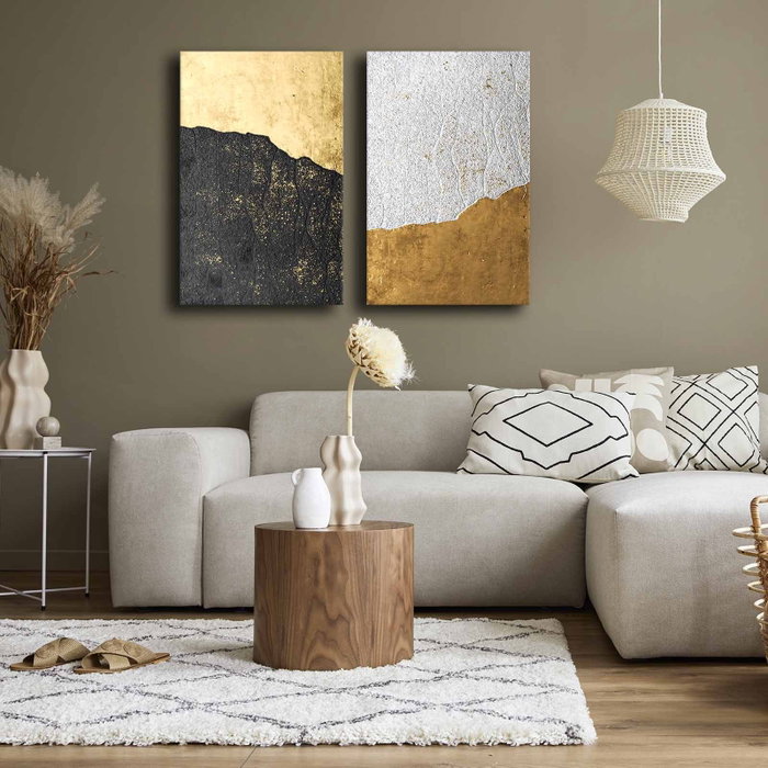 Wallity Conjunto de Lienzos Decorativos Multicolor (2 Piezas) 45 x 70 cm Wallity Conjunto de Lienzos Decorativos Multicolor (2 Piezas) 45 x 70 cm